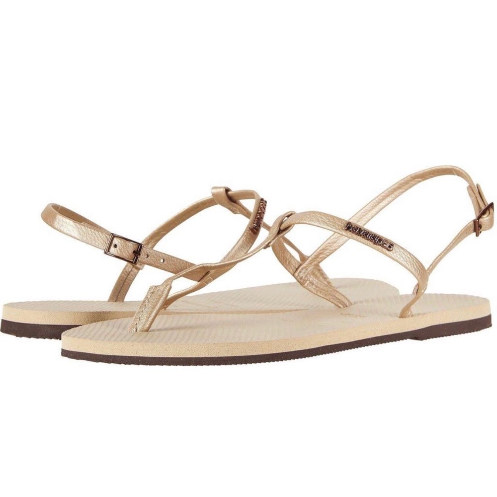 New Havaianas backstraps sandals. Size 7